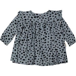 meisje jurk - maat 62/68 - gestippelde - jurkje - newborn meisje - meisje kleding