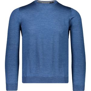 Gran Sasso Trui Blauw Aansluitend - Maat XXL - Mannen - Lente/Zomer Collectie - Wol