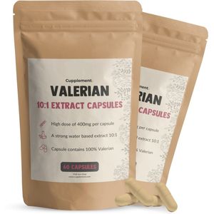 Cupplement Valeriaan Extract 500 mg Combideal 2x 60 Capsules - Ontspanning