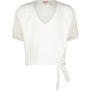 Vingino T-shirt Hessa Meisjes T-shirt - Real White - Maat 116