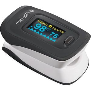 Microlife - OXY500 BT - Saturatiemeter - Nauwkeurige SpO2 en Hartslagmetingen - Klinisch Getest