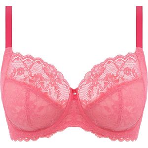 Freya - Offbeat - Beha - Roze - Bloemenkant