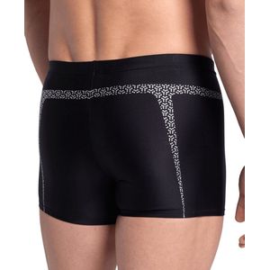 Arena Zwemboxer Pro_File Graphic Zwart/Zilver - Maat M