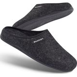 Komforty - Pantoffels - Zwart - Duurzaam - Antislip - Unisex - Topkwaliteit Sloffen van Italiaans Wol