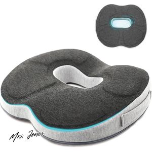 Mrs. Jones Anti-Decubitus Donut Orthopedisch Kussen - Effectief bij Aambeien Prostaat Stuit Ischias Rugpijn - Ideaal Voor Gebruik Thuis .