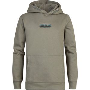 Petrol Industries - Jongens Backprint Hoodie ScammonBay - Groen - Maat 152