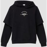 s.Oliver - Sweatshirt - Knusse Hoodie - Gelaagde Look