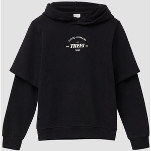 s.Oliver - Sweatshirt - Knusse Hoodie - Gelaagde Look