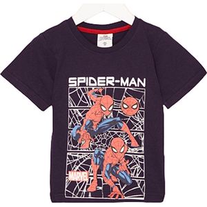 Marvel Spiderman Shirt - Korte Mouw - Maat 98/104