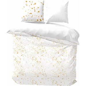 iSleep Dekbedovertrek Diana - Litsjumeaux - 240x200/220 cm - Goud