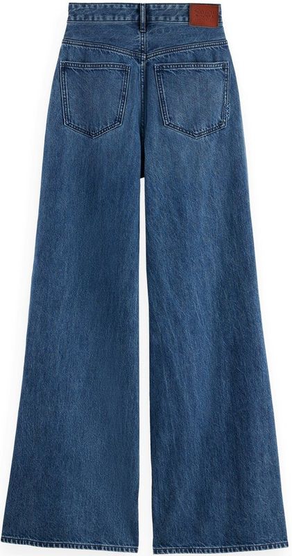 SCOTCH & SODA - Jeans - Blauw - Denim - Flared - Mid Waist