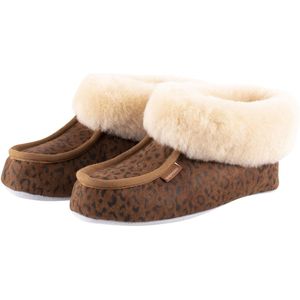 Shepherd of Sweden Lena slippers Dames Sloffen - Bruin Leopard