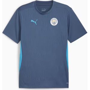 PUMA Manchester City Trainingsshirt 2024-2025 Kids grijs blauw