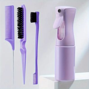 elyza Mist Spray Bottle - Waterverstuiver - Mist verstuiver - Waterspuit - Sprayflacon - Spuitfles - Kappersspuit - Mist Sprayer - Paars