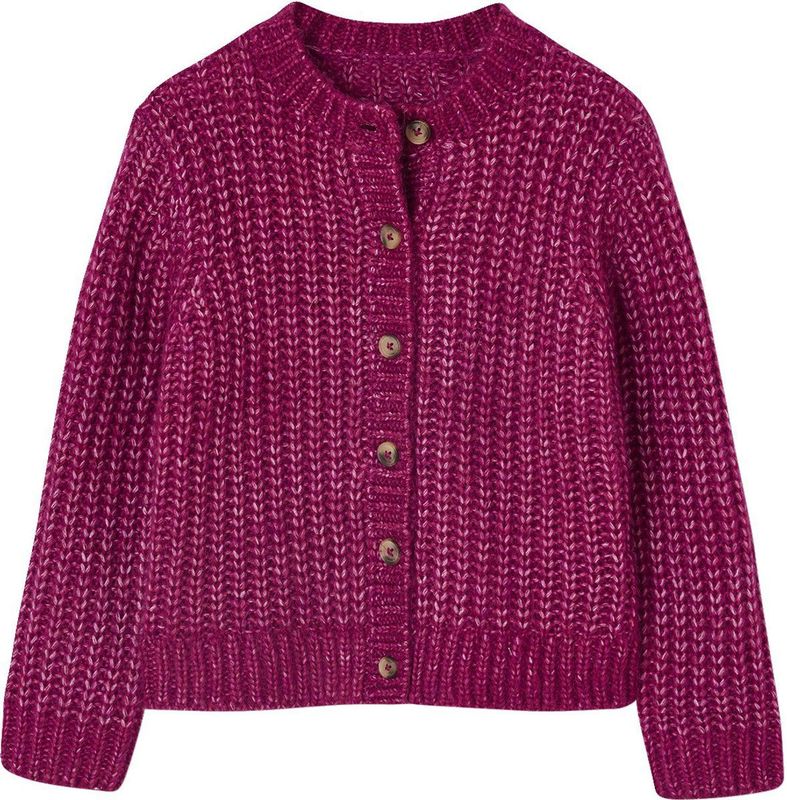 Vertbaudet Wijd vest van schuimbreiwerk meisjes