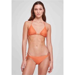 Urban Classics - Recycled Triangle Bikini set - L - Oranje