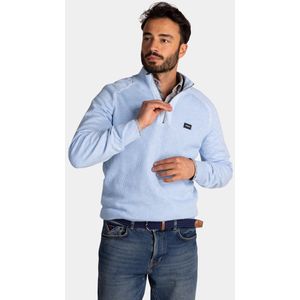 NZA - Katoenen Half Zip Trui - Blauw