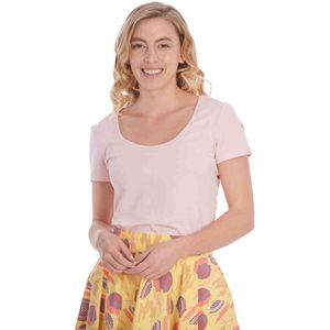 Banned - Scoop Swim Top - L - Roze