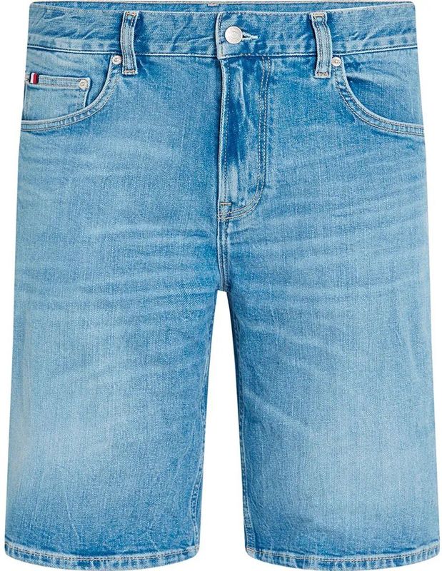 Tommy Hilfiger - Brooklyn - Korte Broek - Blauw - 79% Katoen, 20% Gerecycled Katoen