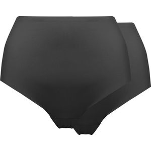 MAGIC Bodyfashion Dream Organics Panty (2-Pack) Zwart Vrouwen - Maat XL