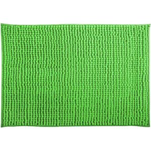 JGS ® Zachte Hoogpolige Badmat voor Comfort en Veiligheid in Basil Groen - 50x80 cm