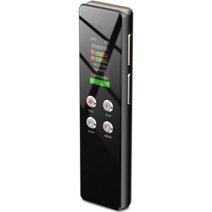 Afluisterapparatuur - Dictafoon Voice Recorder - Spy Recorder - Audio - Zwart