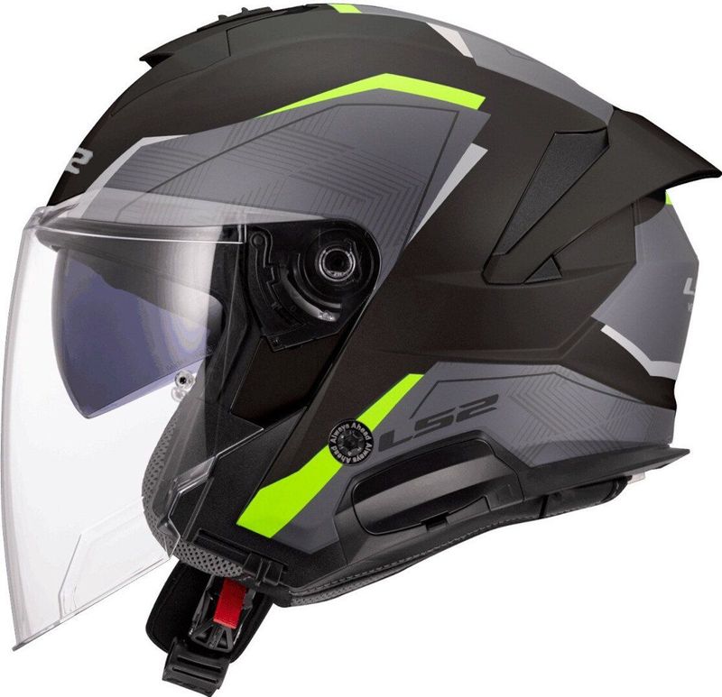 LS2 - OF618 Verso II Air - Motorhelm - KPA - Lichtgewicht - Zwart