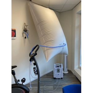 EWOT Multistep Set – Ontstekingsremmende Zuurstoftherapie voor Thuisgebruik Complete Thuisoplossing met Zuurstofconcentrator, Gecertificeerde Zuurstofzak & High Flow Masker – van CORPUSAIR