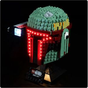 Verlichtings set geschikt voor LEGO 75277 Boba Fett Helm Star Wars Verlichtingsset