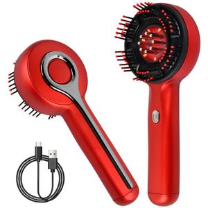 Azomor® Elektrische hoofdhuidmassageborstel met olieapplicator en roodlichttherapie