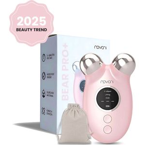 Novani Bear Pro+ - Huidverjongingsapparaat - Roze - 2 in 1 Facelift en Gezichtsmassage