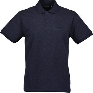 Blue Seven heren polo - poloshirt heren KM - donkerblauw uni - 321140 - maat XL