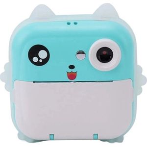 DreamCraft Drukus – Kinder Camera met Direct Print – Mini Thermische Printer + Games + Muziek – 10 Rollen Papier – Bluetooth – Roze/Blauw