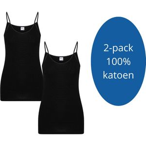 Beeren dames hemd Brigitte 2-pack zwart maat XL