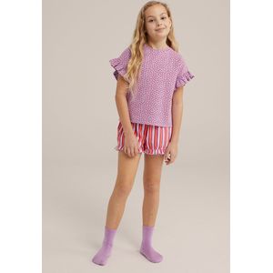 WE Fashion Meisjes pyjamaset met dessin