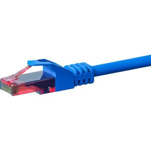 Danicom UTP CAT6 patchkabel / internetkabel 0,50 meter blauw - 100% koper - netwerkkabel
