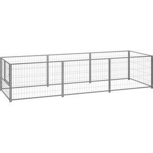 The Living Store Hondenkennel - Grote Buitenren 300 x 100 x 70 cm - Stevige Staalconstructie