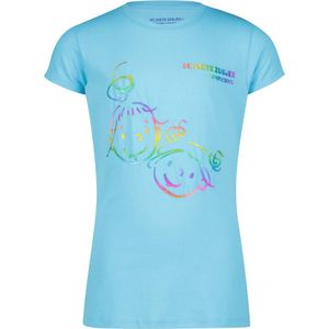 4PRESIDENT T-shirt meisjes - Blue Fish - Maat 110 - Meiden shirt