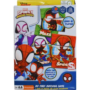 Marvel Spidey Mijn eerste Passpel - Geheugen & Kleuren Herkennen - Kaartspel - 3+