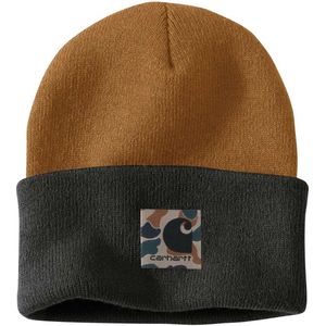 CARHARTT KNIT CAMO PATCH BEANIE