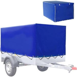 Goodivery ® Hoogwaardige Aanhangwagen Zeil 210 x 114 x 88 cm Inclusief Elastisch Koord