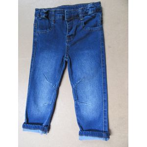 jeans broek van noukie's met overslag ,  3 jaar 98