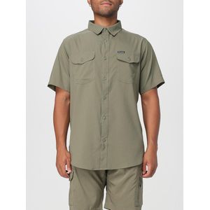 Columbia - Utilizer II Solid - Heren Overhemd - Steengroen - Korte Mouwen