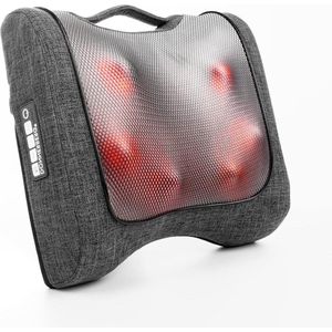 Massage kussen met warmte en 2 soorten Shiatsu en tapping massage - Rug massager voor spierpijn vermindering en ontspanning Knie massage apparaat