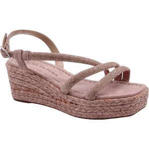 Alma EN Pena - Sandaal - Roze - Sleehak met Bandjes