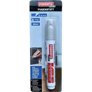 Powerfix Profi Voegenstift - Voegenpen - Voegenwit - Kleur: Grijs - Extra groot