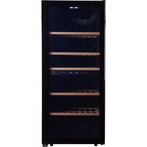 Cavecool Chill Sapphire - 102 flessen - 2 zones - Zwart