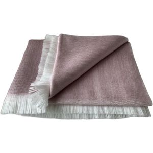 Alpaca D'Luxe Sjaal - Licht oud roze - Scarf - Sjaal van alpacawol - Women's day gift - Zacht en van Kwaliteit - Vrouwendag - Luxe cadeau - Handgemaakte sjaal - Sjaals Dames - Sjaals Heren - Lange sjaal - Warm - Pink - Écharpe - Trendy - Nekwarmer