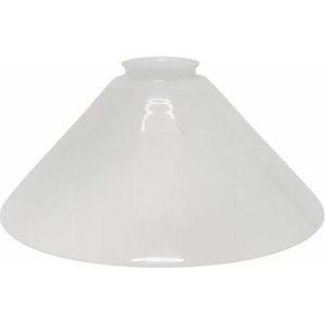 Lamplord Lampenkap Glas, Wit, 24.5 cm