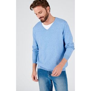 Damart - Trui van gemengd katoenbreisel - Heren - Blauw - (86-93) S